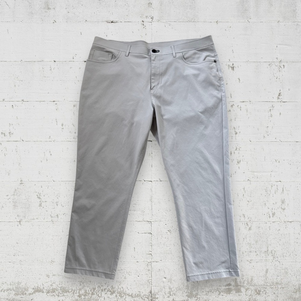Public Rec Pants Mens 40x28 (41x26) Dealmaker Light‎ Gray Workday Straight Golf